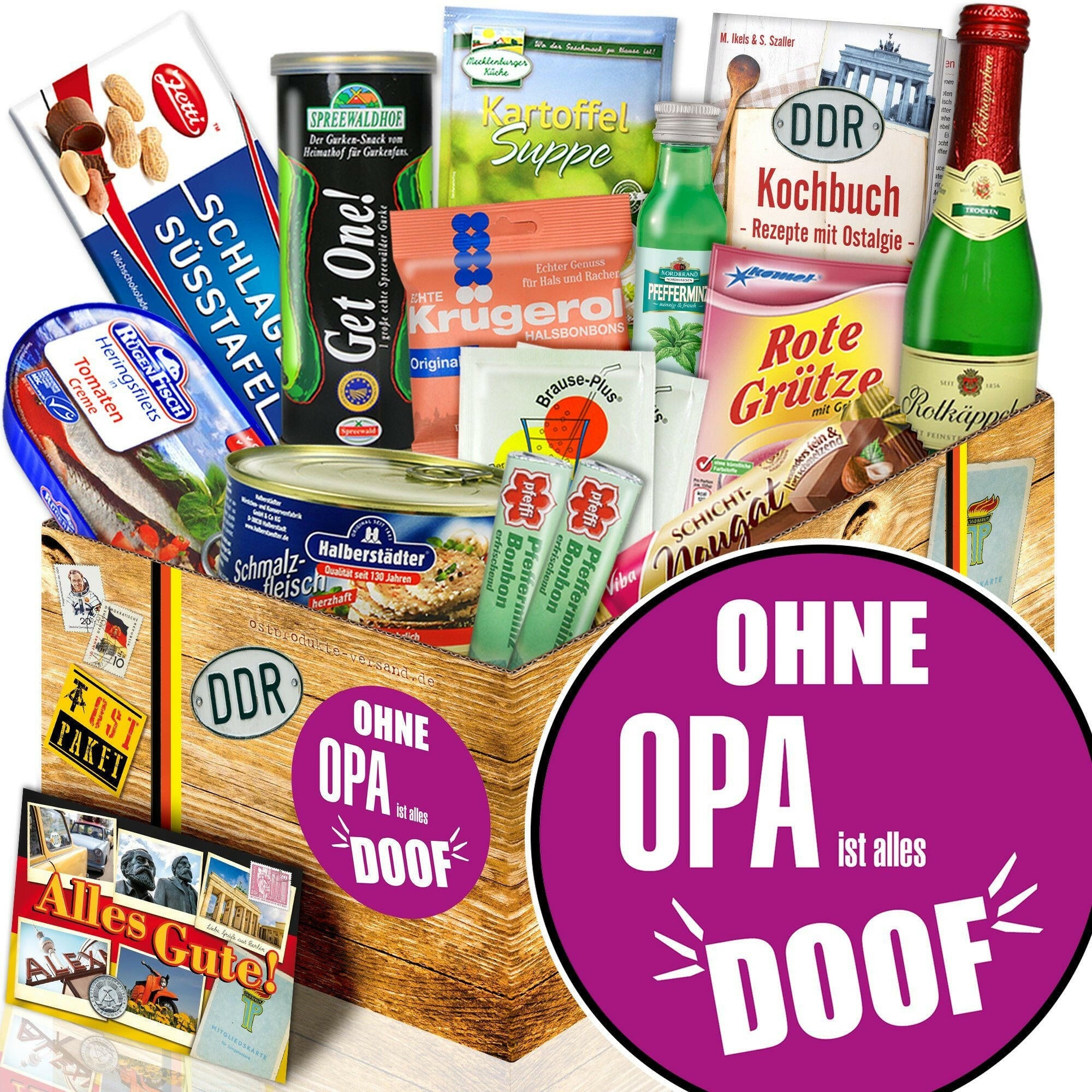 Ohne Opa ist alles doof - Spezialitäten Set M - Ossiladen I Ostprodukte Versand
