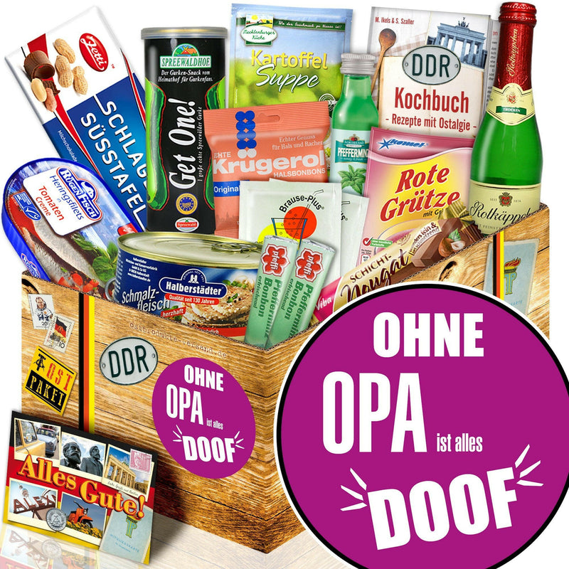 Ohne Opa ist alles doof - Spezialitäten Set M - Ossiladen I Ostprodukte Versand