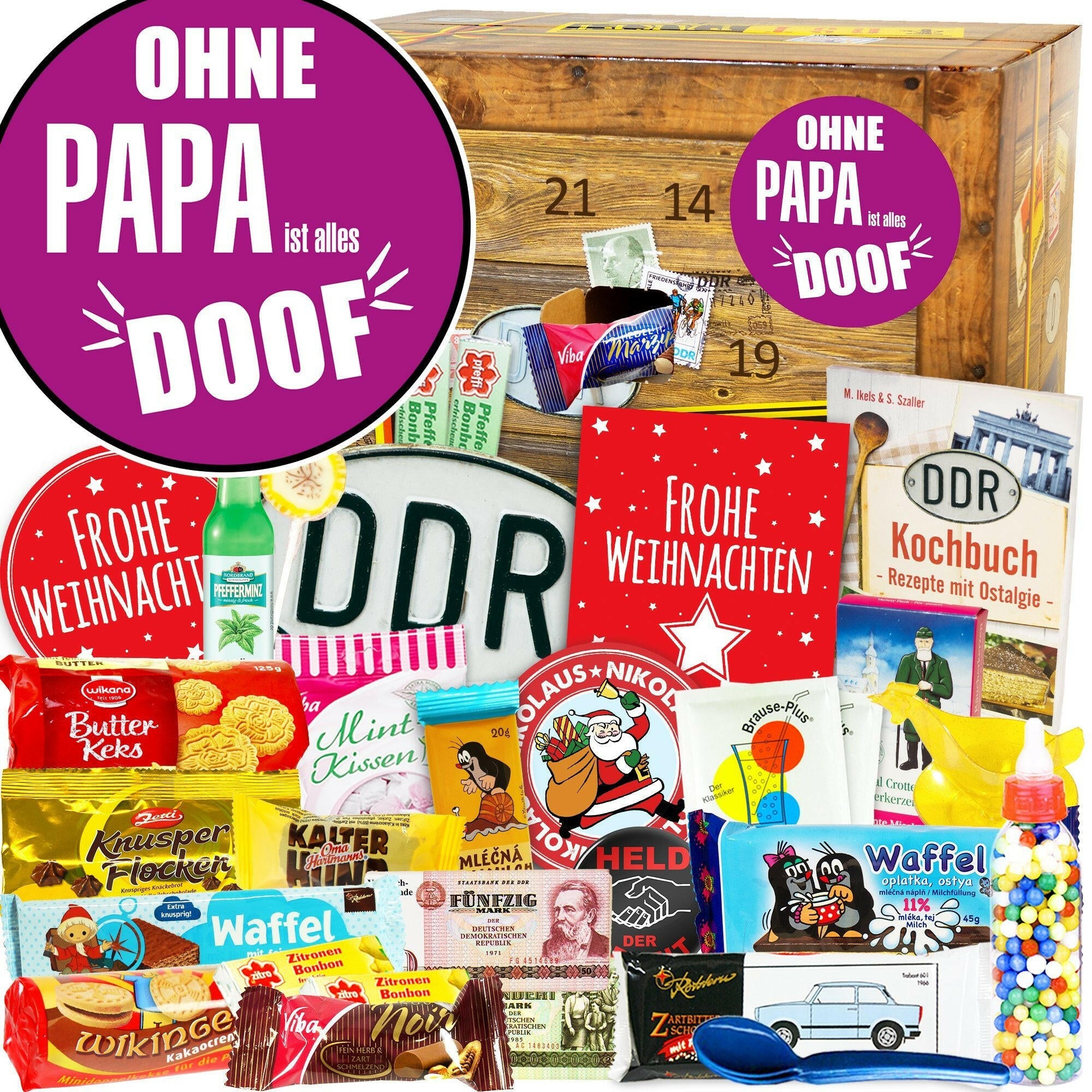 Ohne Papa ist alles doof - DDR Adventskalender - Ossiladen I Ostprodukte Versand