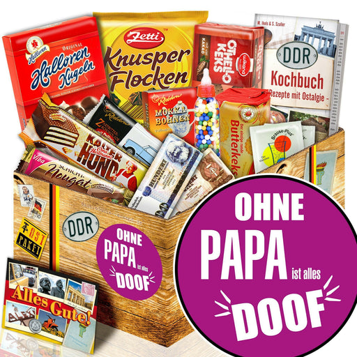 Ohne Papa ist alles doof - Süßigkeiten Set DDR L - Ossiladen I Ostprodukte Versand