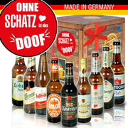 Ohne Schatz ist alles doof - Geschenkbox "Ostbiere" 9er Set - Ossiladen I Ostprodukte Versand
