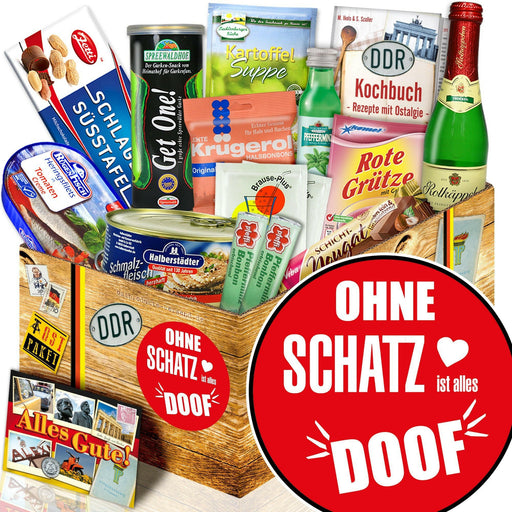 Ohne Schatz ist alles doof - Spezialitäten Set M - Ossiladen I Ostprodukte Versand
