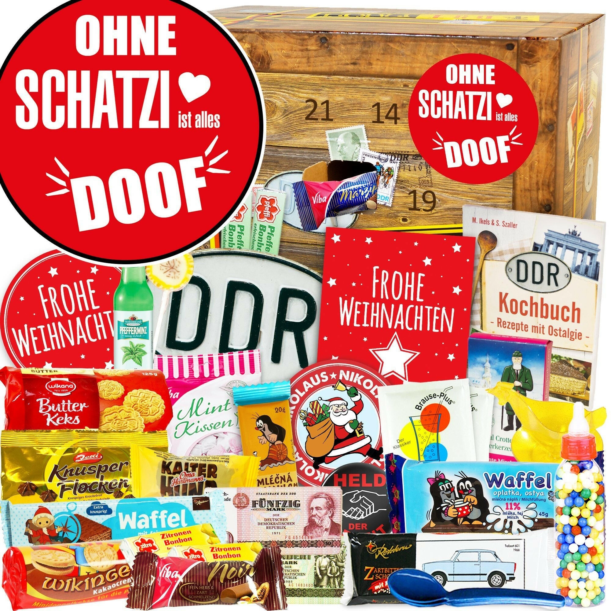 Ohne Schatzi ist alles doof - DDR Adventskalender - Ossiladen I Ostprodukte Versand