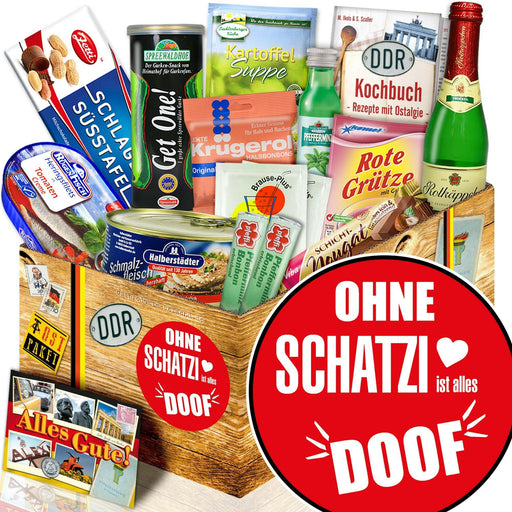 Ohne Schatzi ist alles doof - Spezialitäten Set M - Ossiladen I Ostprodukte Versand