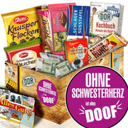 Ohne Schwesterherz - Geschenkset Ostpaket "Schokoladenbox M" - Ossiladen I Ostprodukte Versand