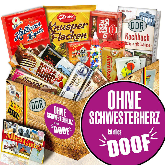 Ohne Schwesterherz - Süßigkeiten Set DDR L - Ossiladen I Ostprodukte Versand
