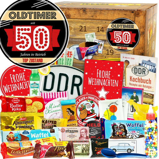 Oldtimer - seit 50 Jahren in Betrieb - DDR Adventskalender - Ossiladen I Ostprodukte Versand