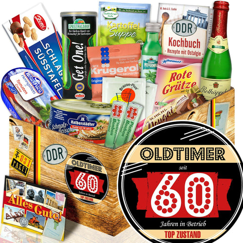 Oldtimer seit 60 Jahren in Betrieb - Spezialitäten Set M - Ossiladen I Ostprodukte Versand