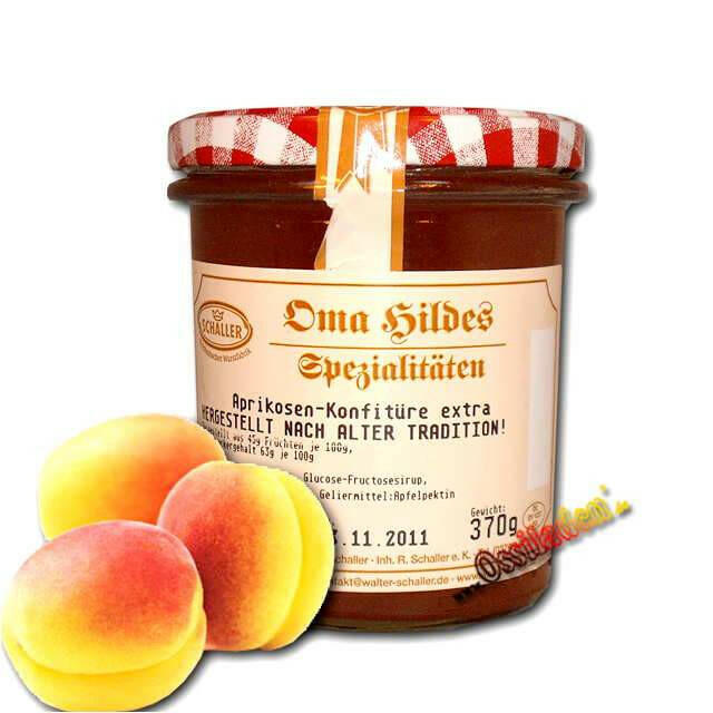Oma Hildes - Aprikosen-Konfitüre extra (Schaller) 370g