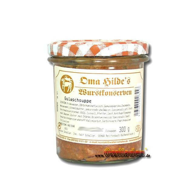 Oma Hildes - Gulaschsuppe
