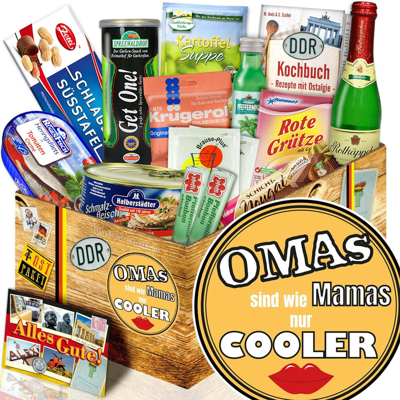 Omas sind wie Mamas nur cooler - Spezialitäten Set M - Ossiladen I Ostprodukte Versand