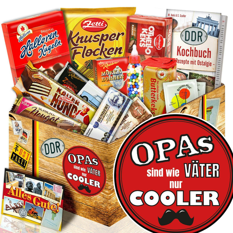 Opas sind wie Väter nur cooler - Süßigkeiten Set DDR L - Ossiladen I Ostprodukte Versand
