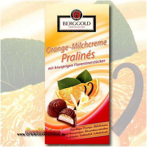 Orange-Milchcreme Pralinés (Berggold), 95g