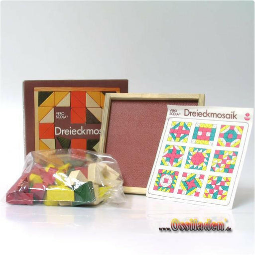 Original DDR Dreieckmosaik von VERO Olbenhau