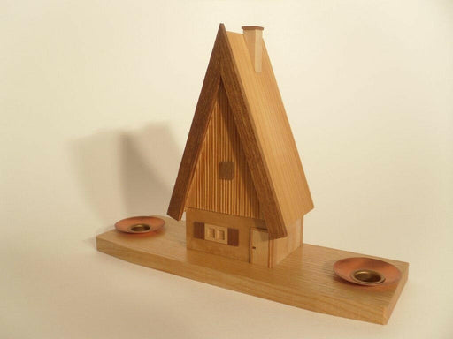 Original DDR Räucherhäuschen mit Kerzenhalter