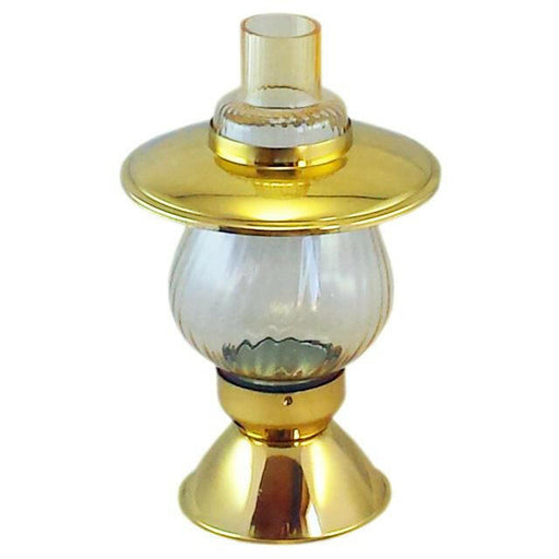 Original DDR Windleuchte Gold