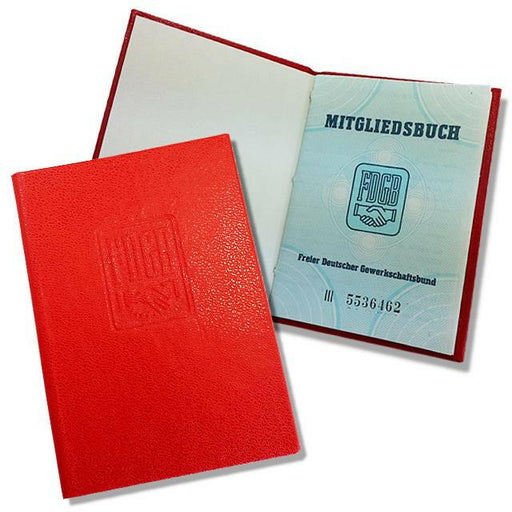 Original FDGB - Mitgliedsbuch