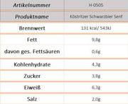 Original Köstritzer Schwarzbier Senf (Altenburger)