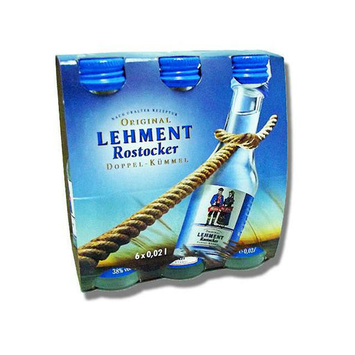 Original Lehment Rostocker Doppel-Kümmel 6x0,02L