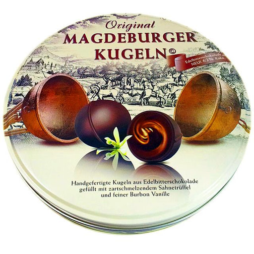 Original Magdeburger Kugeln in Schmuckdose