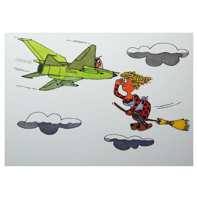Original Postkarte NVA (Motiv Flugzeug)