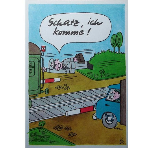 Original Postkarte NVA (Motiv Schatz)