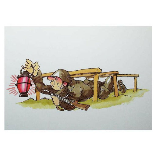 Original Postkarte NVA (Motiv Truppenübungsplatz)