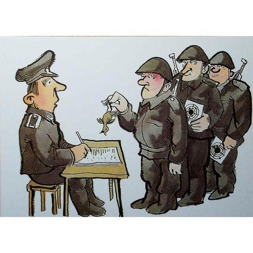 Original Postkarte NVA (Motiv Vogel)