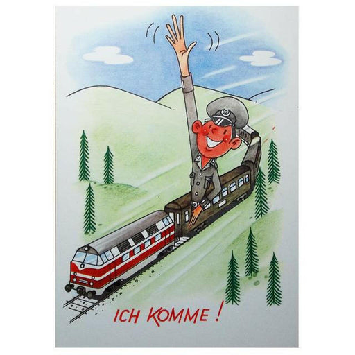 Original Postkarte NVA (Motiv Zug)