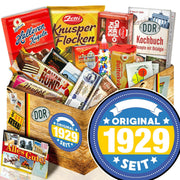 Original seit 1929 - Süßigkeiten Set DDR L - Ossiladen I Ostprodukte Versand