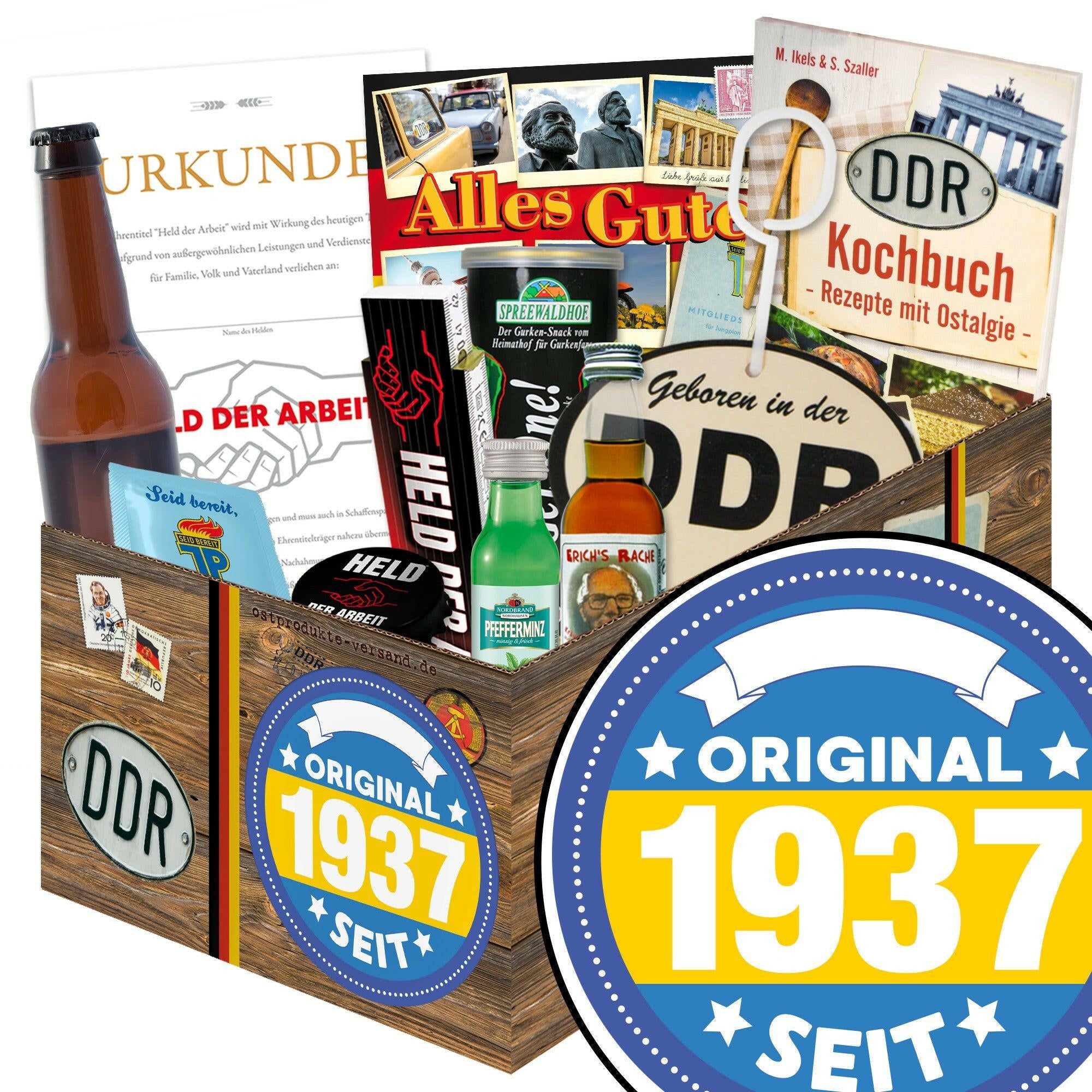 Original seit 1937 - Geschenkset Ostpaket "Männer Box" - Ossiladen I Ostprodukte Versand