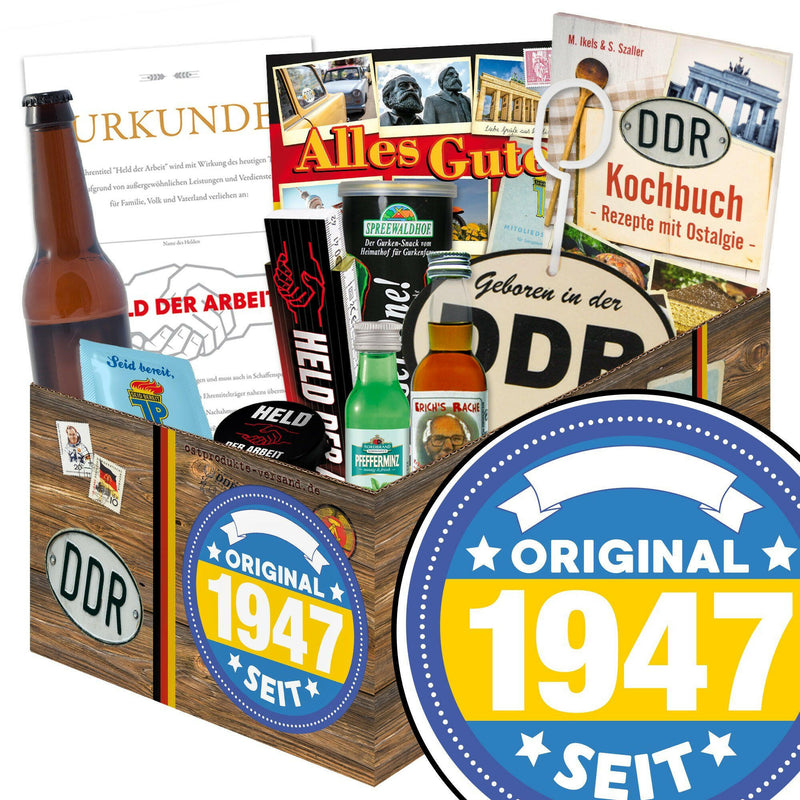 Original seit 1947 - Geschenkset Ostpaket "Männer Box" - Ossiladen I Ostprodukte Versand