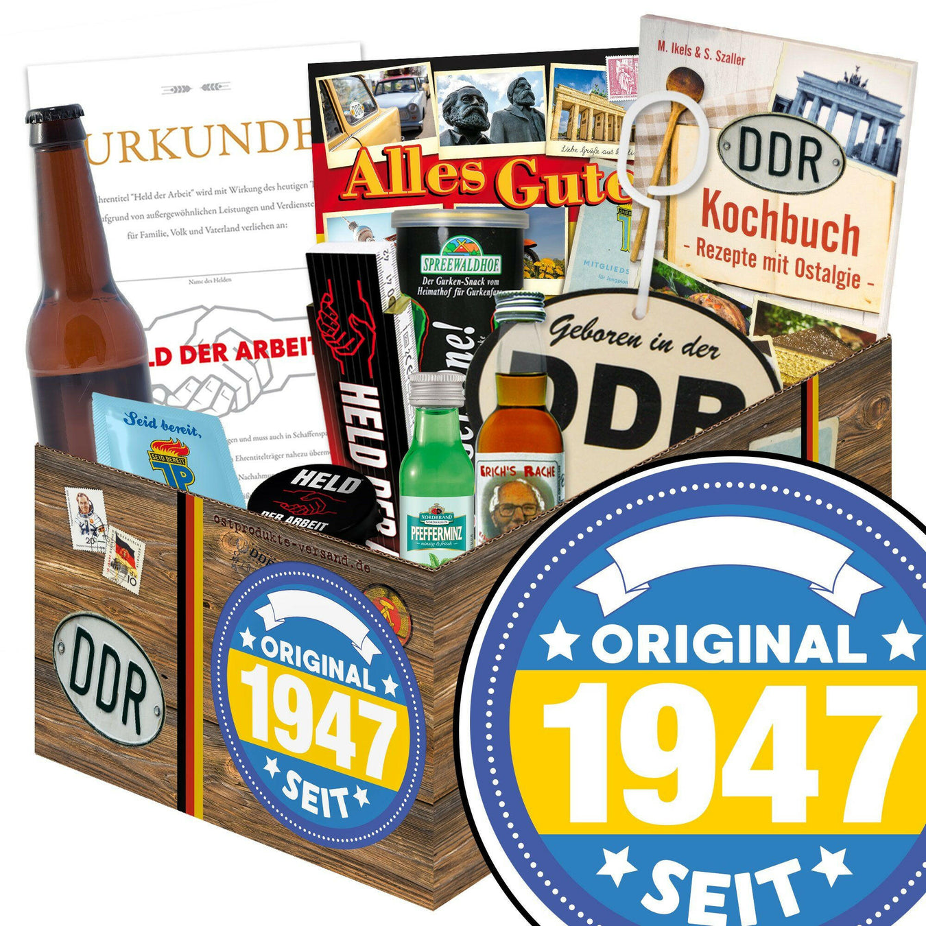 Geburtstag Jahrgang 1947 - DDR