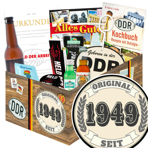 Original seit 1949 - Geschenkset Ostpaket "Männer Box" - Ossiladen I Ostprodukte Versand