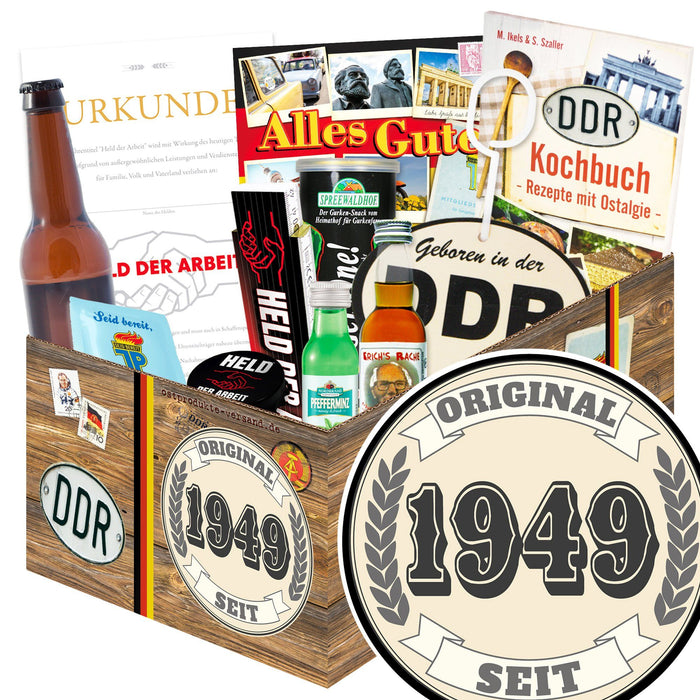 Original seit 1949 - Geschenkset Ostpaket "Männer Box" - Ossiladen I Ostprodukte Versand