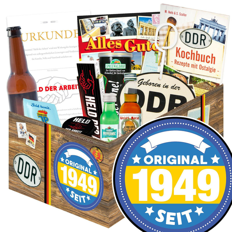 Original seit 1949 - Geschenkset Ostpaket "Männer Box" - Ossiladen I Ostprodukte Versand