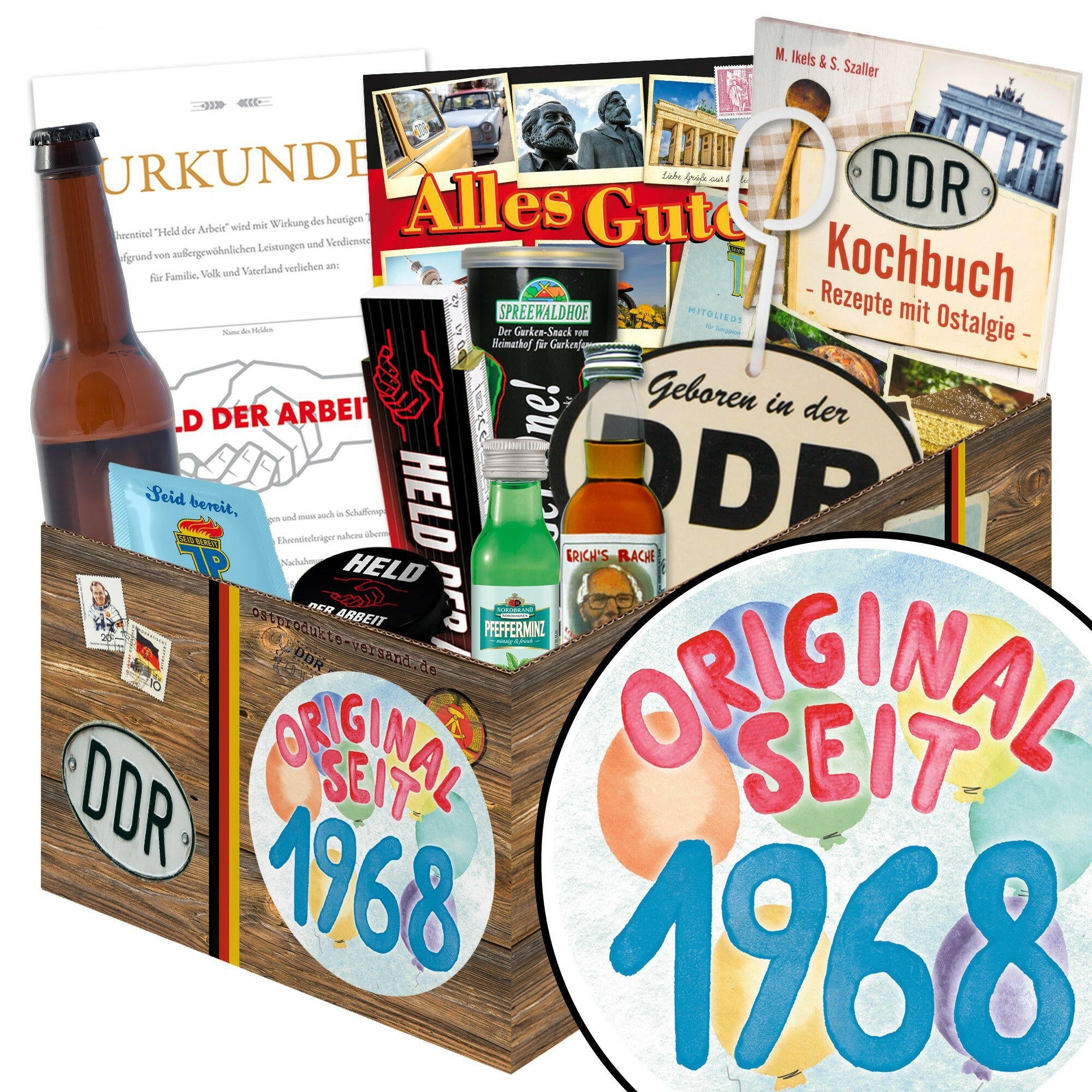 Original seit 1968 - Geschenkset Ostpaket "Männer Box" - Ossiladen I Ostprodukte Versand