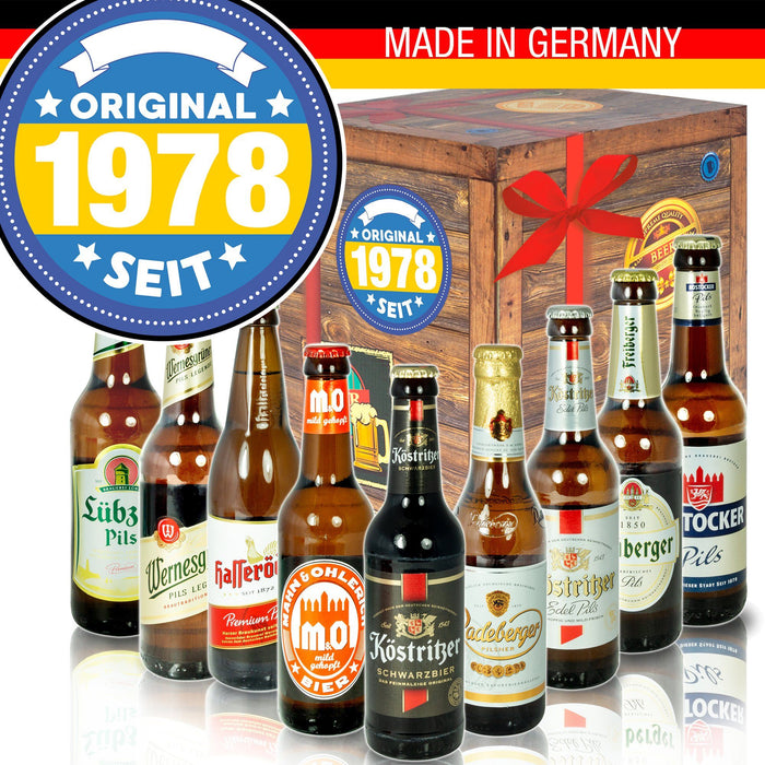 Original seit 1978 - Geschenkbox "Ostbiere" 9er Set - Ossiladen I Ostprodukte Versand
