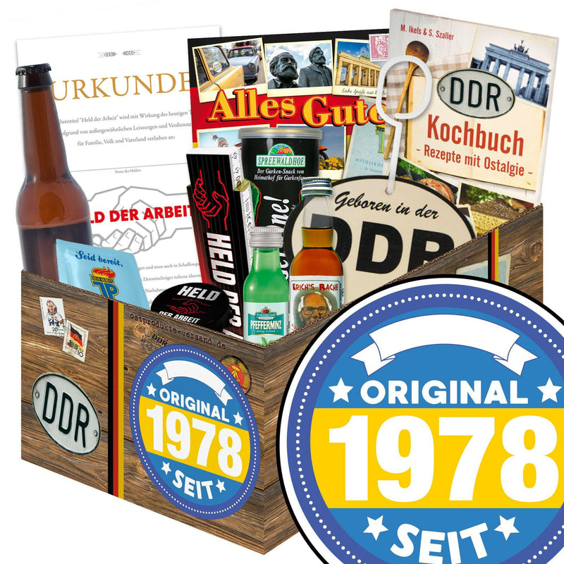 Original seit 1978 - Geschenkset Ostpaket "Männer Box" - Ossiladen I Ostprodukte Versand