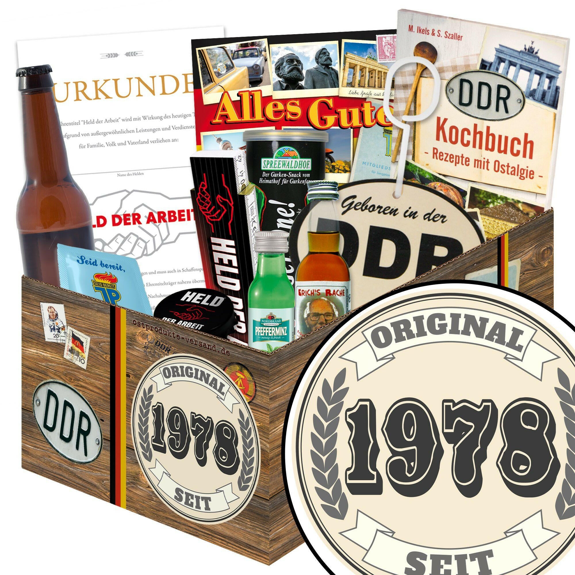 Original seit 1978 - Geschenkset Ostpaket "Männer Box" - Ossiladen I Ostprodukte Versand