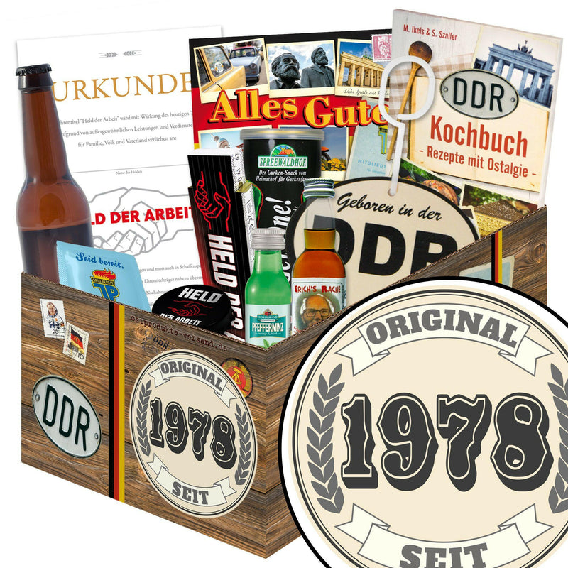 Original seit 1978 - Geschenkset Ostpaket "Männer Box" - Ossiladen I Ostprodukte Versand