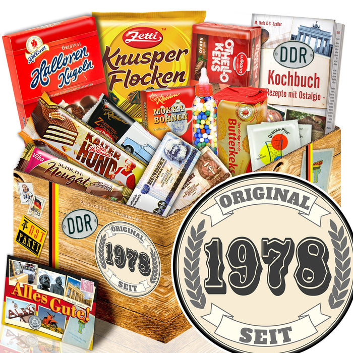 Original seit 1978 - Süßigkeiten Set DDR L - Ossiladen I Ostprodukte Versand