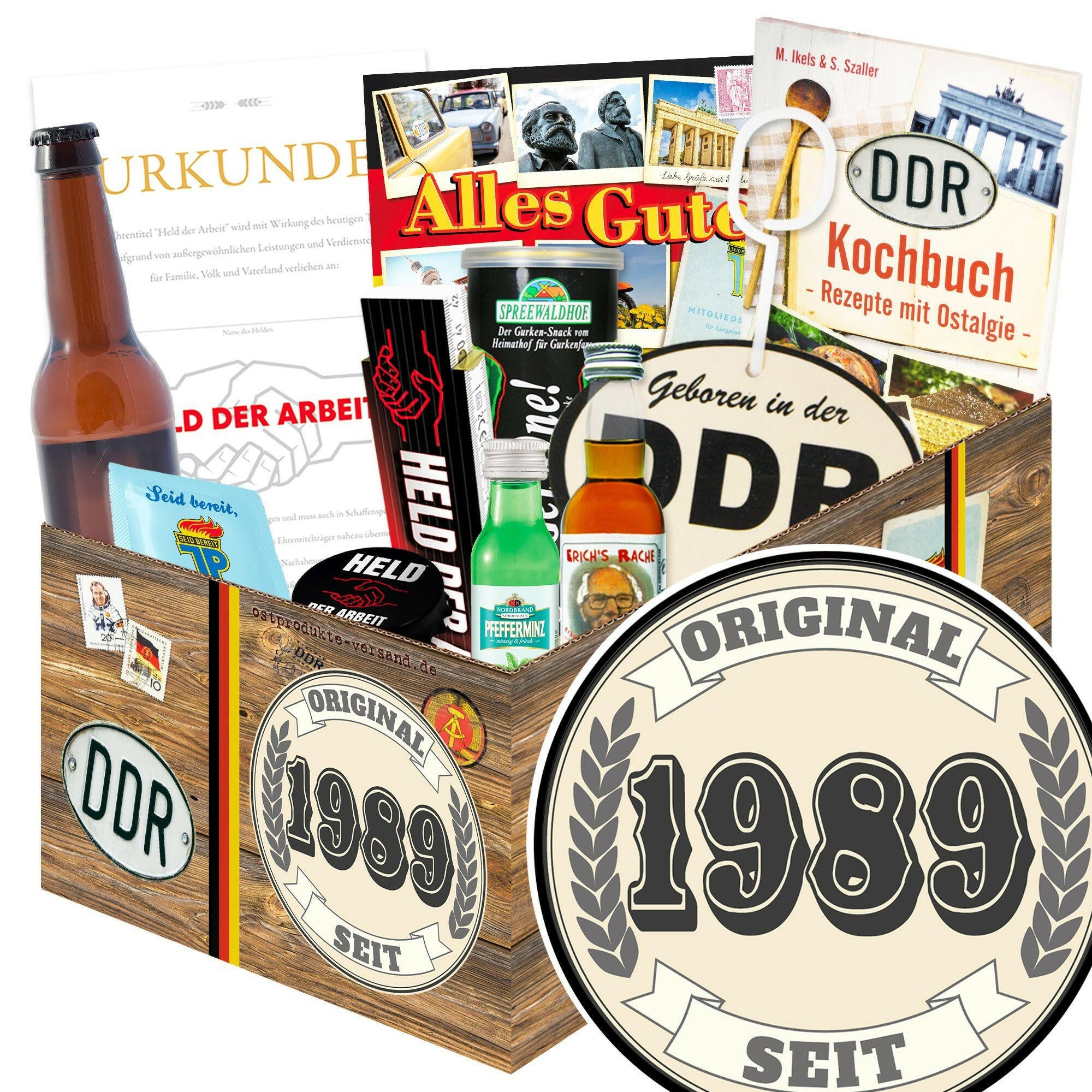 Original seit 1989 - Geschenkset Ostpaket "Männer Box" - Ossiladen I Ostprodukte Versand