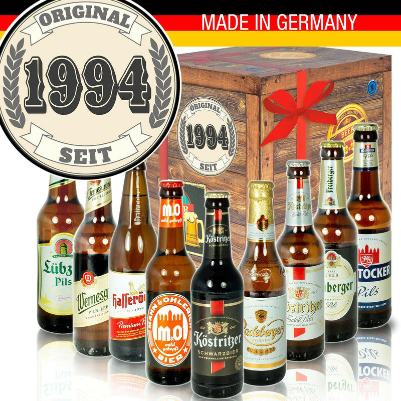 Original seit 1994 - Geschenkbox "Ostbiere" 9er Set - Ossiladen I Ostprodukte Versand