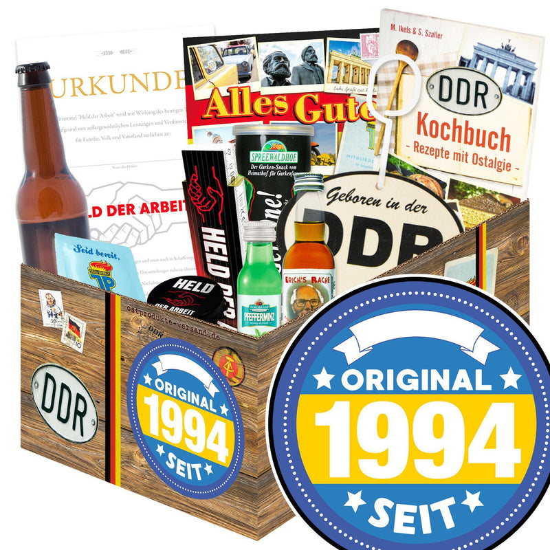 Original seit 1994 - Geschenkset Ostpaket "Männer Box" - Ossiladen I Ostprodukte Versand