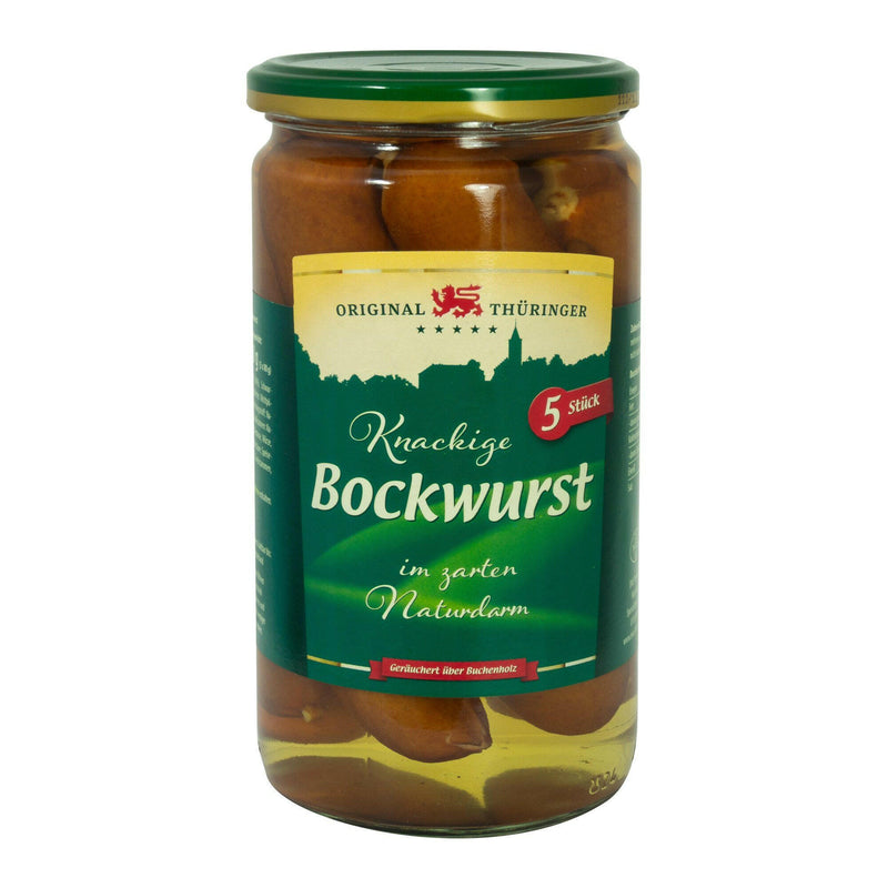 Original Thüringer "Knackige Bockwurst" 5 Stück, 650g