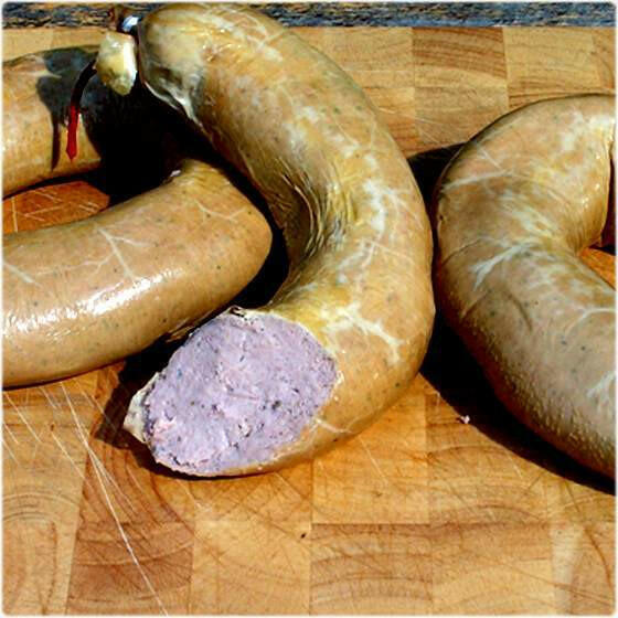 Original Thüringer Zwiebelleberwurst im Ring