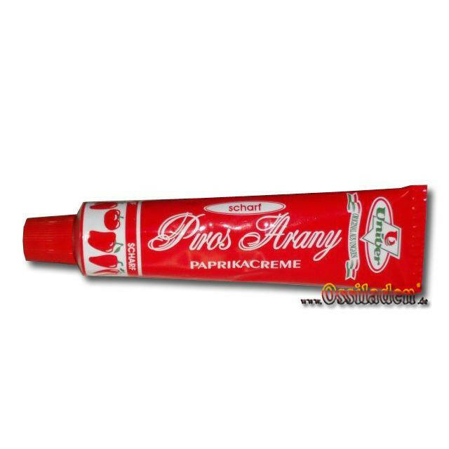 Original Ungarische Paprikacreme scharf 70g
