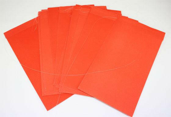 Original Wimpelkette - Rot