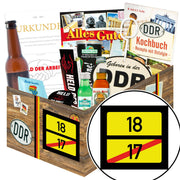 Ortsschild 18 - Geschenkset Ostpaket "Männer Box" - Ossiladen I Ostprodukte Versand